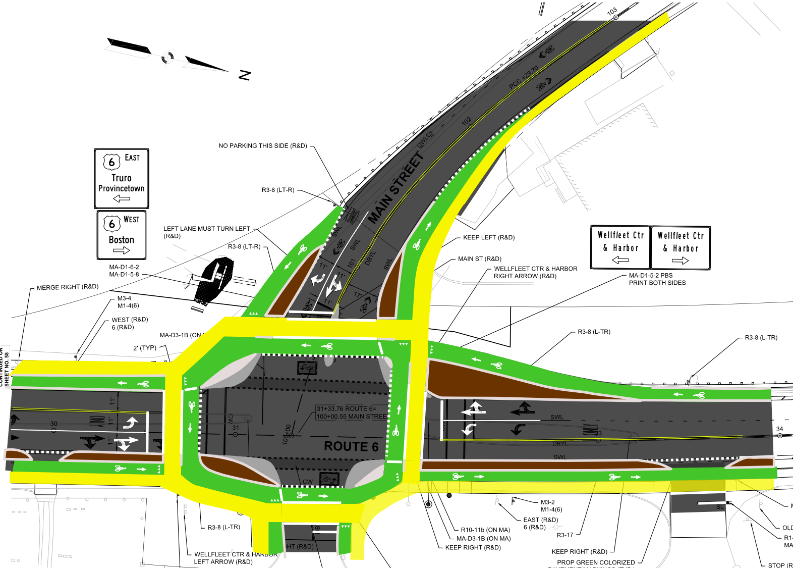 Visualizing a Protected Intersection in Wellfleet